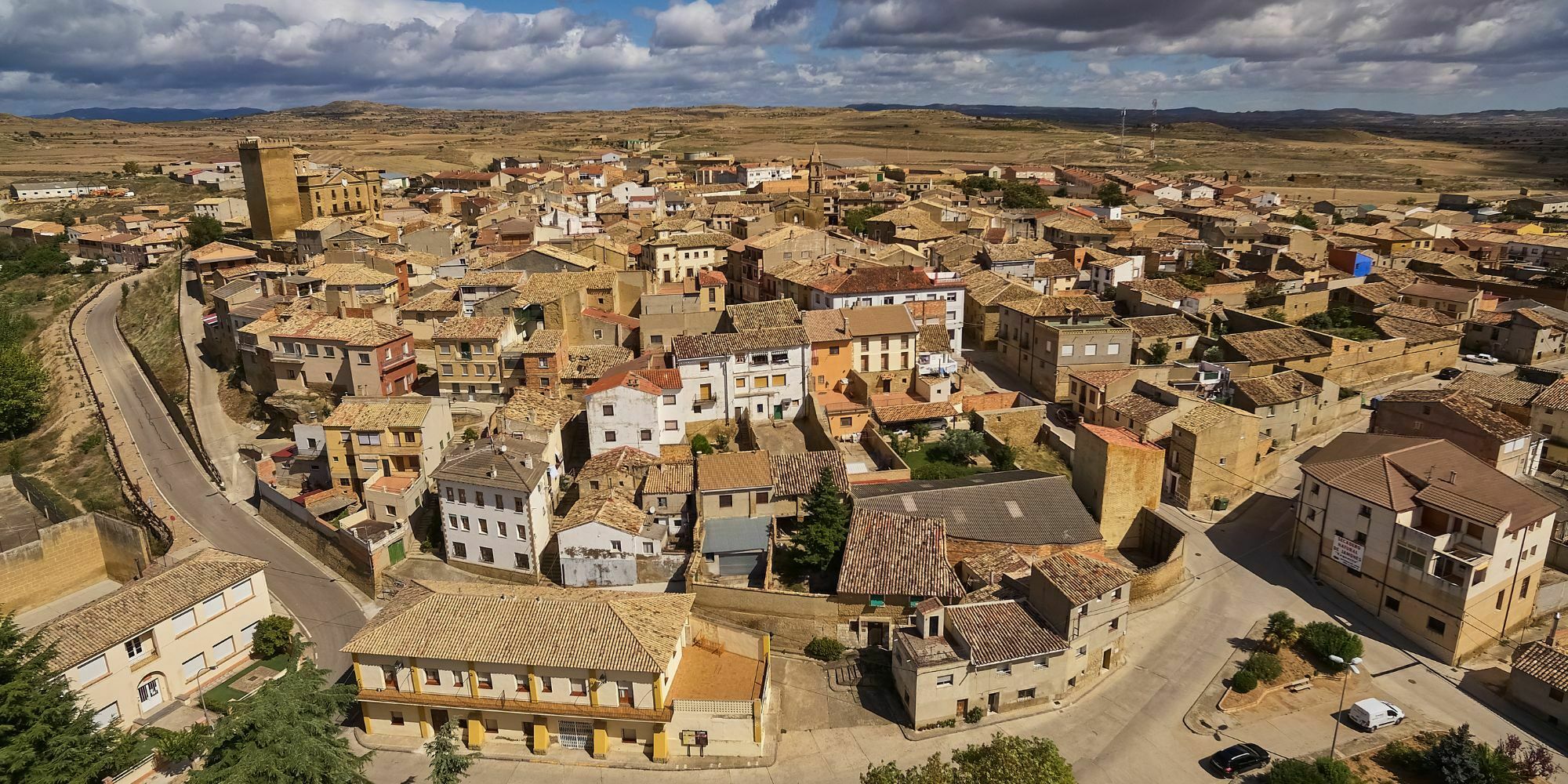 Vista panorámica de Biota (Fuente: https://turismoenaragon.com)