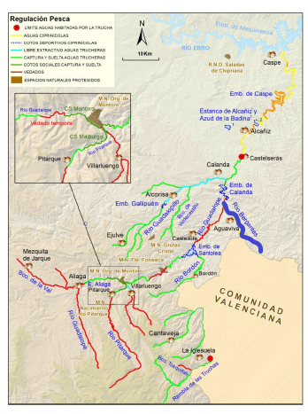 Curso del río Bergantes.