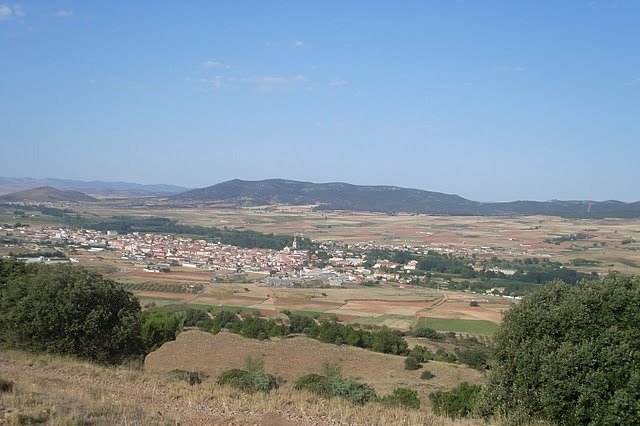 Vista panorámica de Calamocha en el valle del Jiloca (Fuente: De Jomora94 - Trabajo propio, CC BY-SA 3.0)