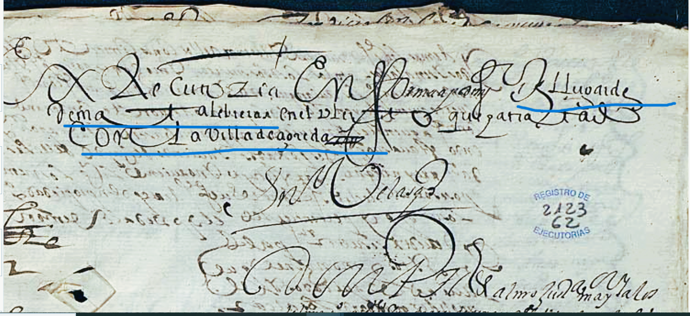 "...del lugar de Matalebreras...con la villa de Agreda..:", Ejecutoria del pleito litigado por el concejo de Matalebreras (Soria), con el concejo de Ágreda (Soria), 1612, ARCHV, PARES.