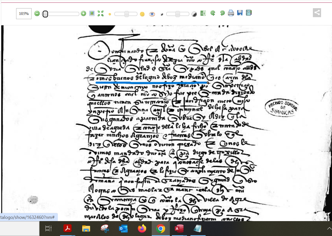 "...e omes buenos del logar de Boz Mediano...", Al corregidor de Soria sobre agravios al concejo de Vozmediano hechos por Ágreda en una dehesa, 1493, AGS, PARES.