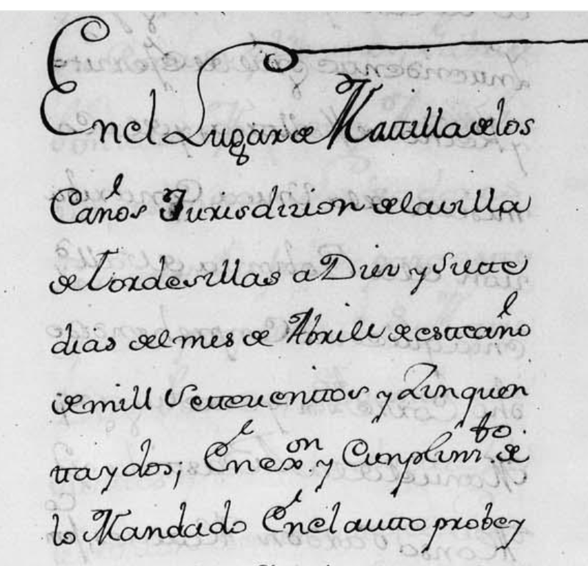 "En el lugar de Matilla de los Caños jurisdizion de la villa de Tordesillas...", 1752, CME, PARES.