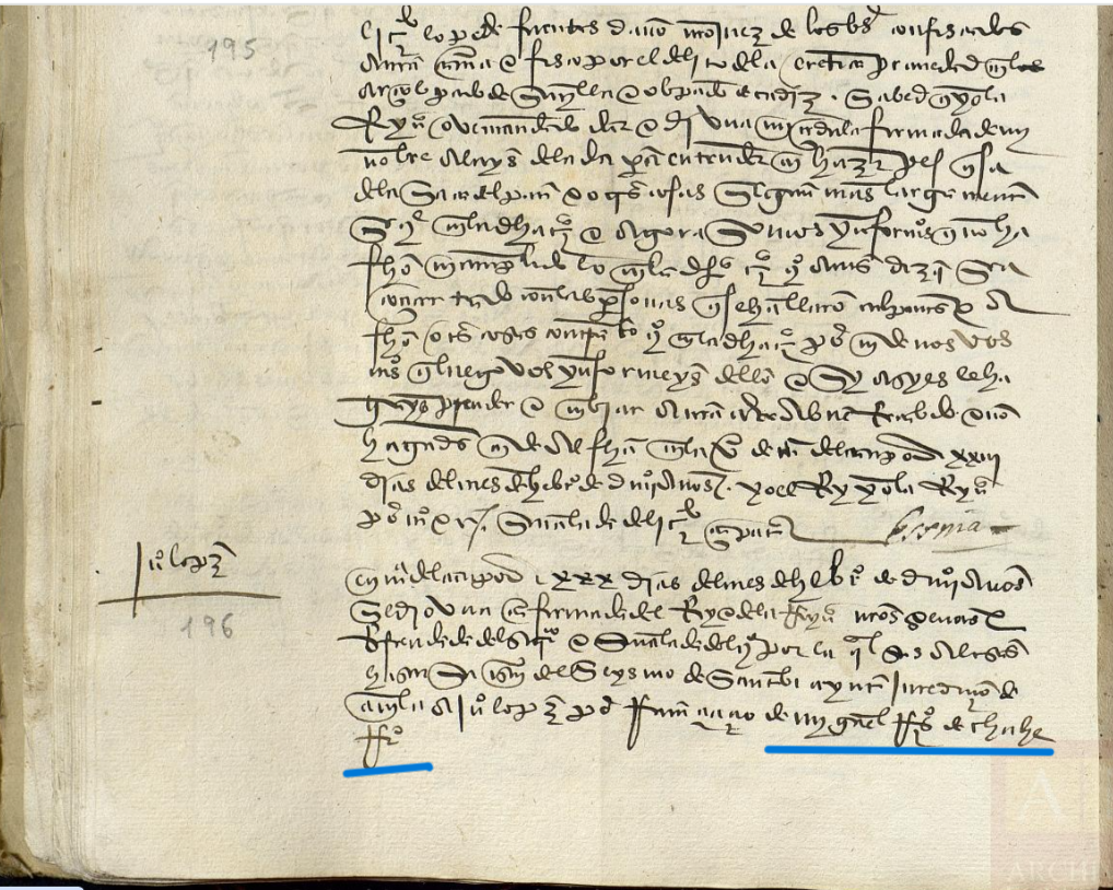 "...Miguel Ro(drigu)ez de Chaherrero...", Escribanía del sexmo de San Vicente (Ávila) a Juan López, 1504, AGS, PARES.