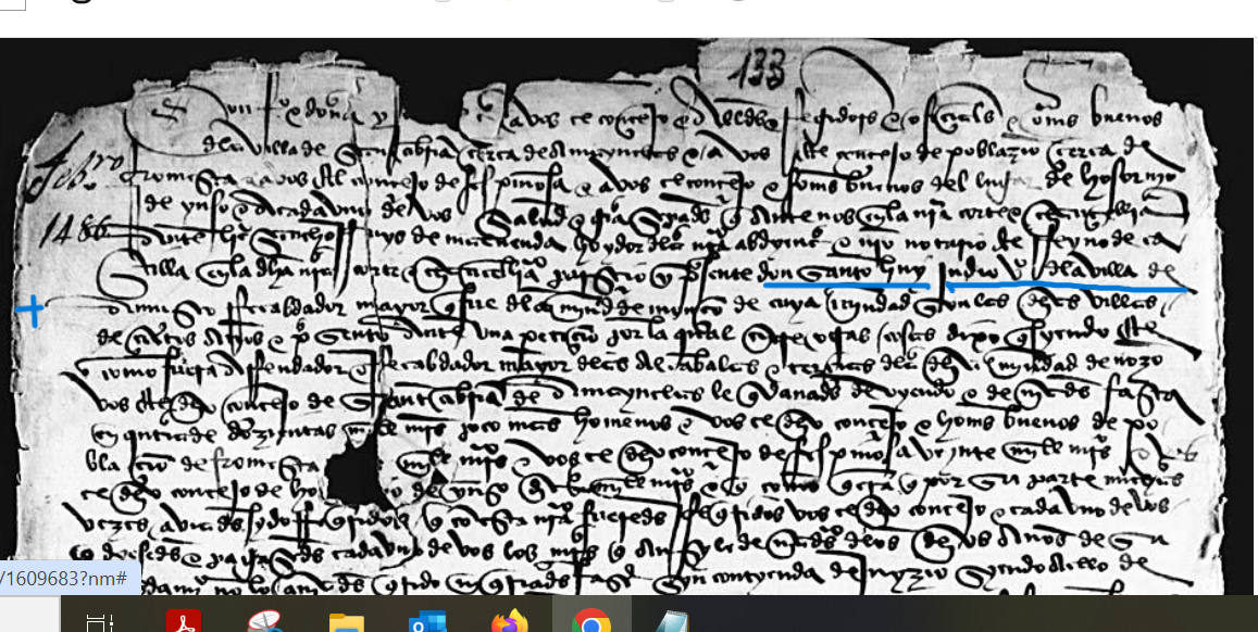 "..Don Santo Levy judio v(ecin)o de la villa de Amusco...", A las justicias de San Cebrián de Campos para que paguen a Santo Leví, judío, vecino de Amusco, AGS, 1486.