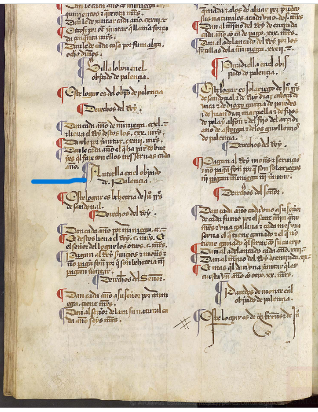 "Autiella. En el obispado de Palencia. Este logar es behetria...", Merindad IV. Merindad de Campos, ca. 1351, LBecerroBehetrías. Copia de 1475-1499, ARCHV, PARES.