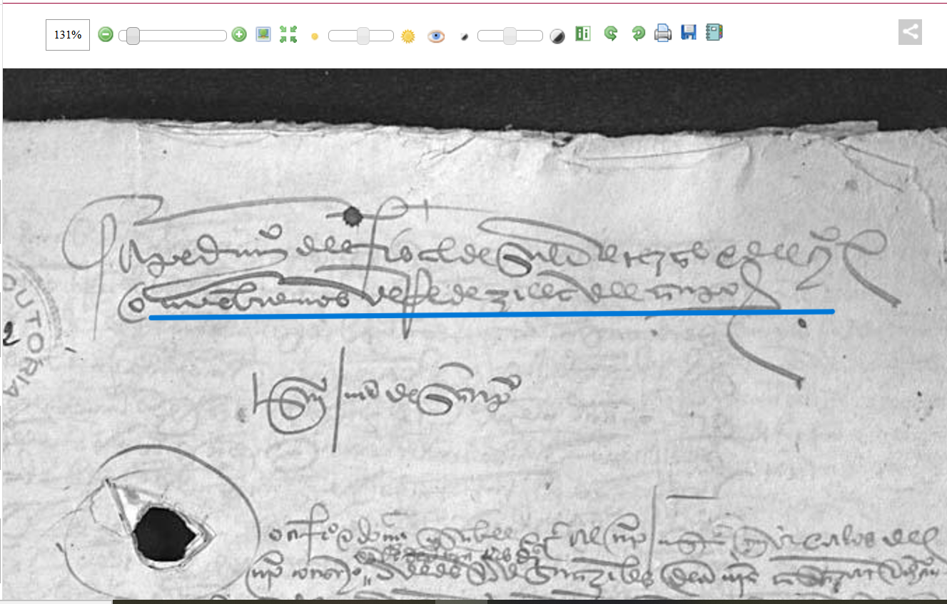 omes buenos de Redezilla del Campo...", Ejecutoria del pleito litigado por el concejo, justicia y regimiento de Redecilla del Campo (Burgos) con Juan de Leiva, 1501, ARCHV,  PARES.