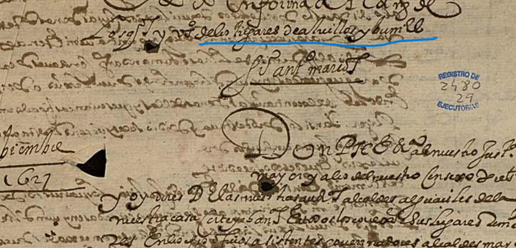 "...de los lugares de Alvillos y Buniel..:", Ejecutoria del pleito litigado por los concejos de Albillos y Buniel con el monasterio de Santa María la Real de las Huelgas, 1627, ARCHV, PARES.