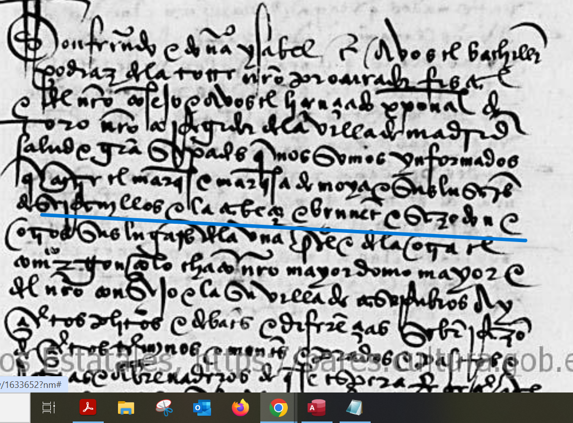 "...de Serranillos e la Cabeza e Brunete e Sazedon...", Diferencias de los marqueses de Moya y sus lugares de Serranillos, La Cabeza, Brunete y Sacedón, 1493, AGS, PARES.