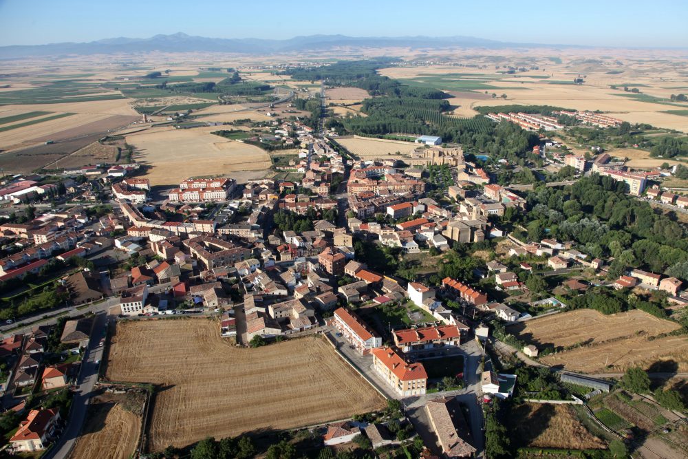 Vista panorámica de Casalarreina. Tomada de la página web del Ayuntamiento de la localidad.