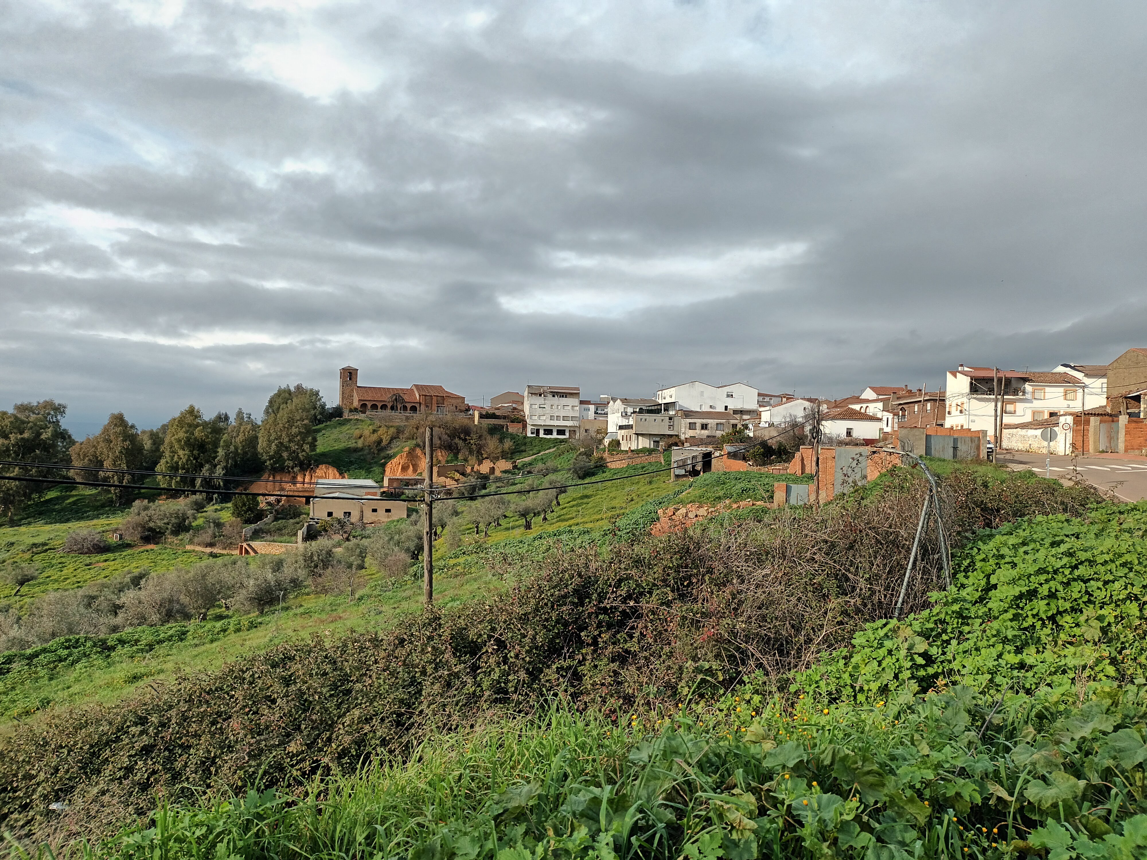 Vista panorámica de Castilblanco (foto del autor)