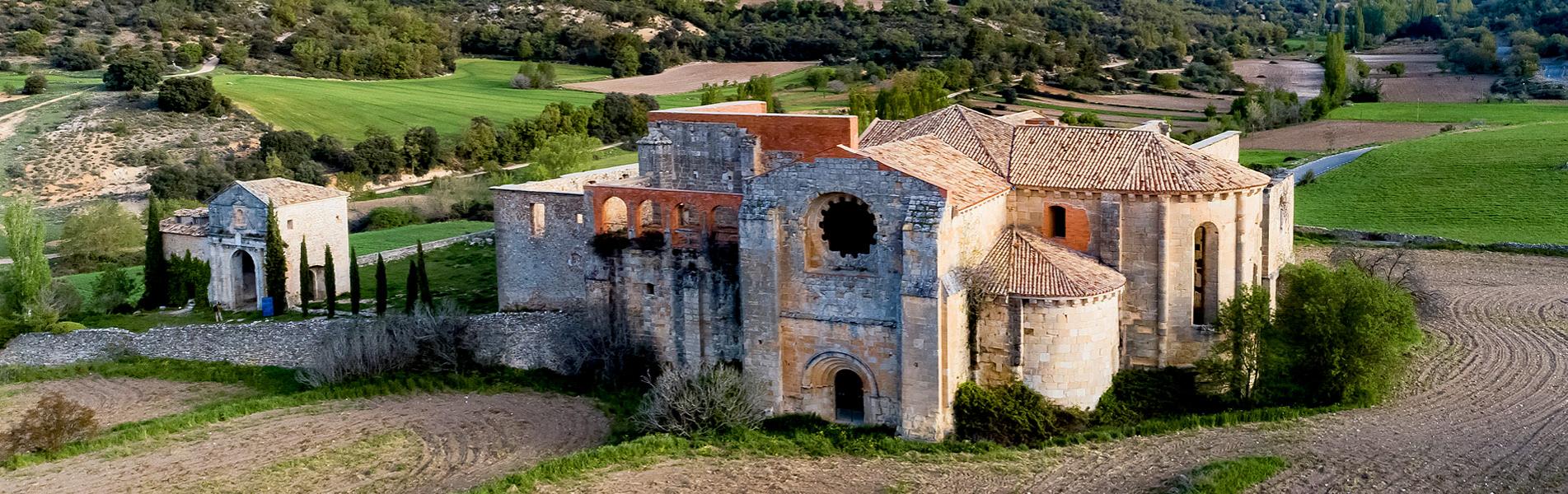 El monasterio de Monsalud en la actualidad. Fotografía  de https://cultura.castillalamancha.es/patrimonio/yacimientos-visitables/monasterio-de-monsalud