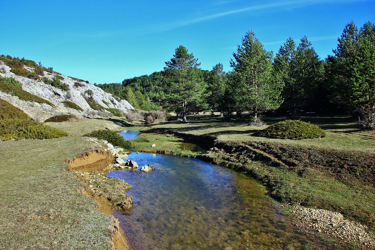Nacimiento del río Tajo en el municipio de Frías de Albarracín (fuente: https://www.elandadoralbarracin.es/elandador/panoramicas/frias-de-albarracin/).
