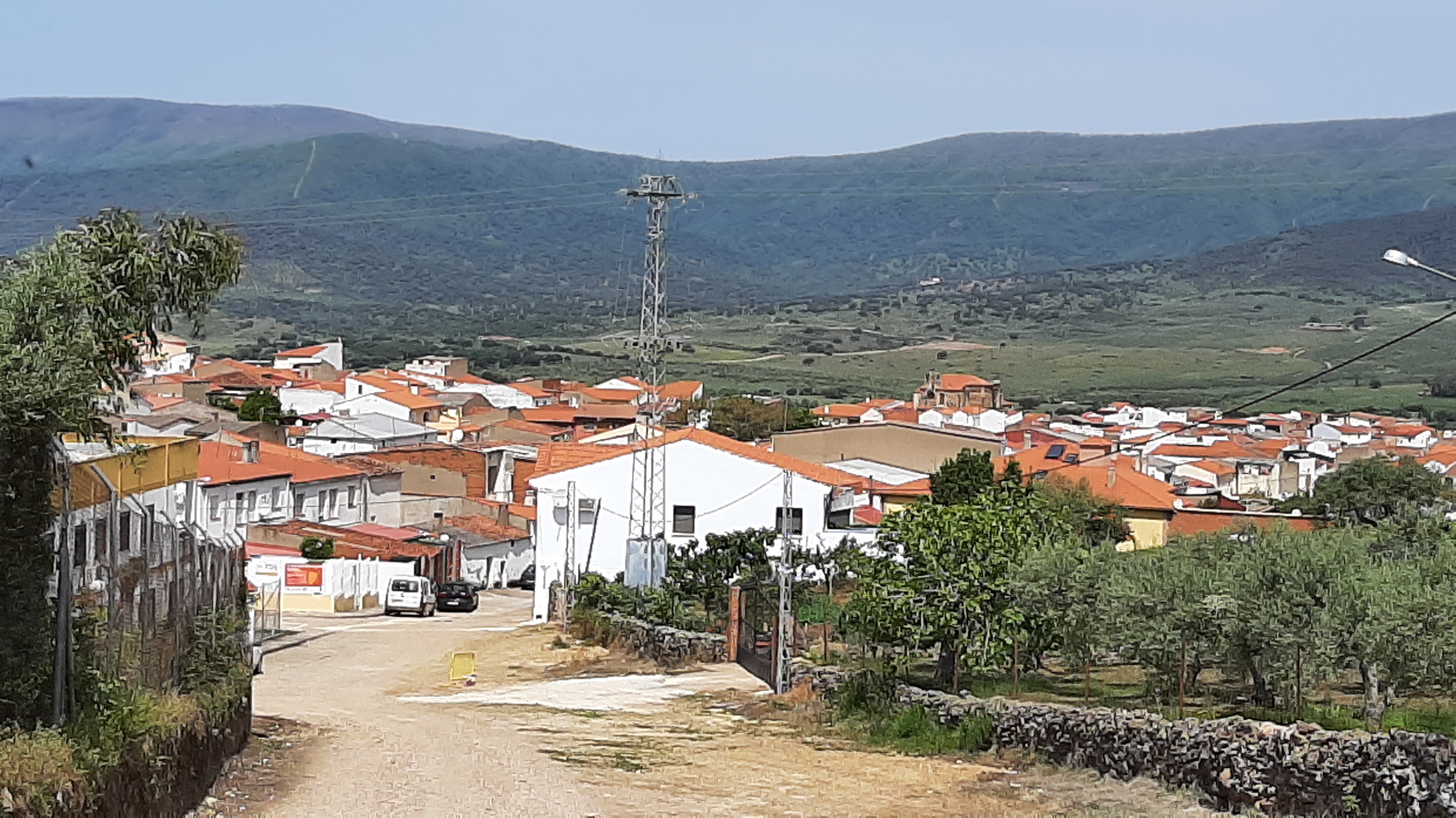 Vista panorámica de Logrosán (foto del autor)