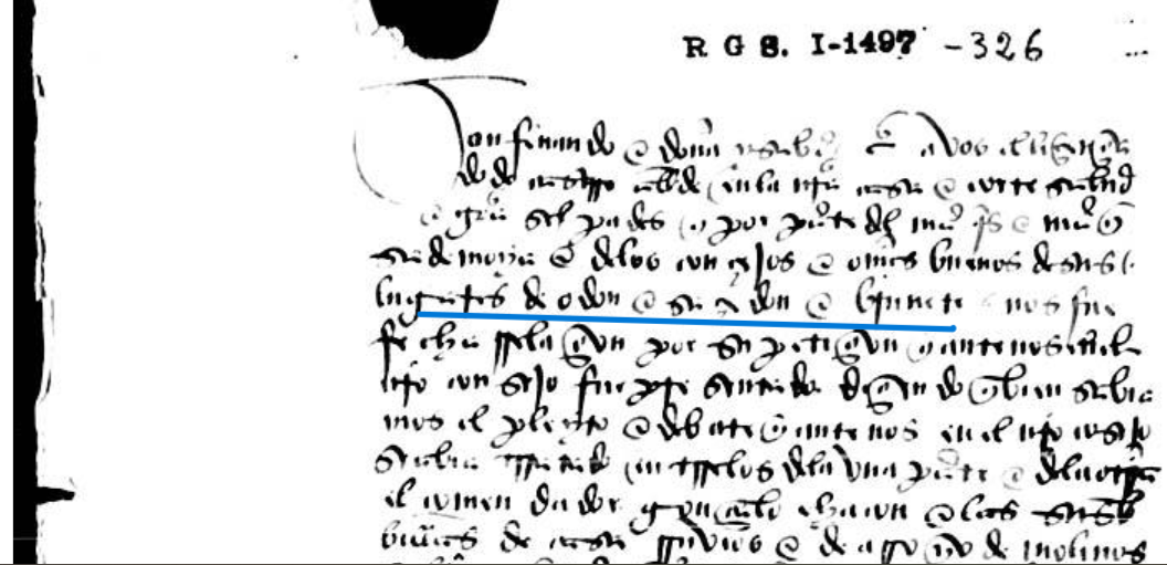 "...lugares de Odon, Sacedon e Brunete...", Comisión al licenciado de Castro, alcalde de Casa y Corte, para que haga cumplir la sentencia en el pleito de términos entre los marqueses de Moya y sus lugares Odón (Villaviciosa de Odón), Sacedón (Sacedón de Canales) y Brunete, 1497, AGS, PARES.