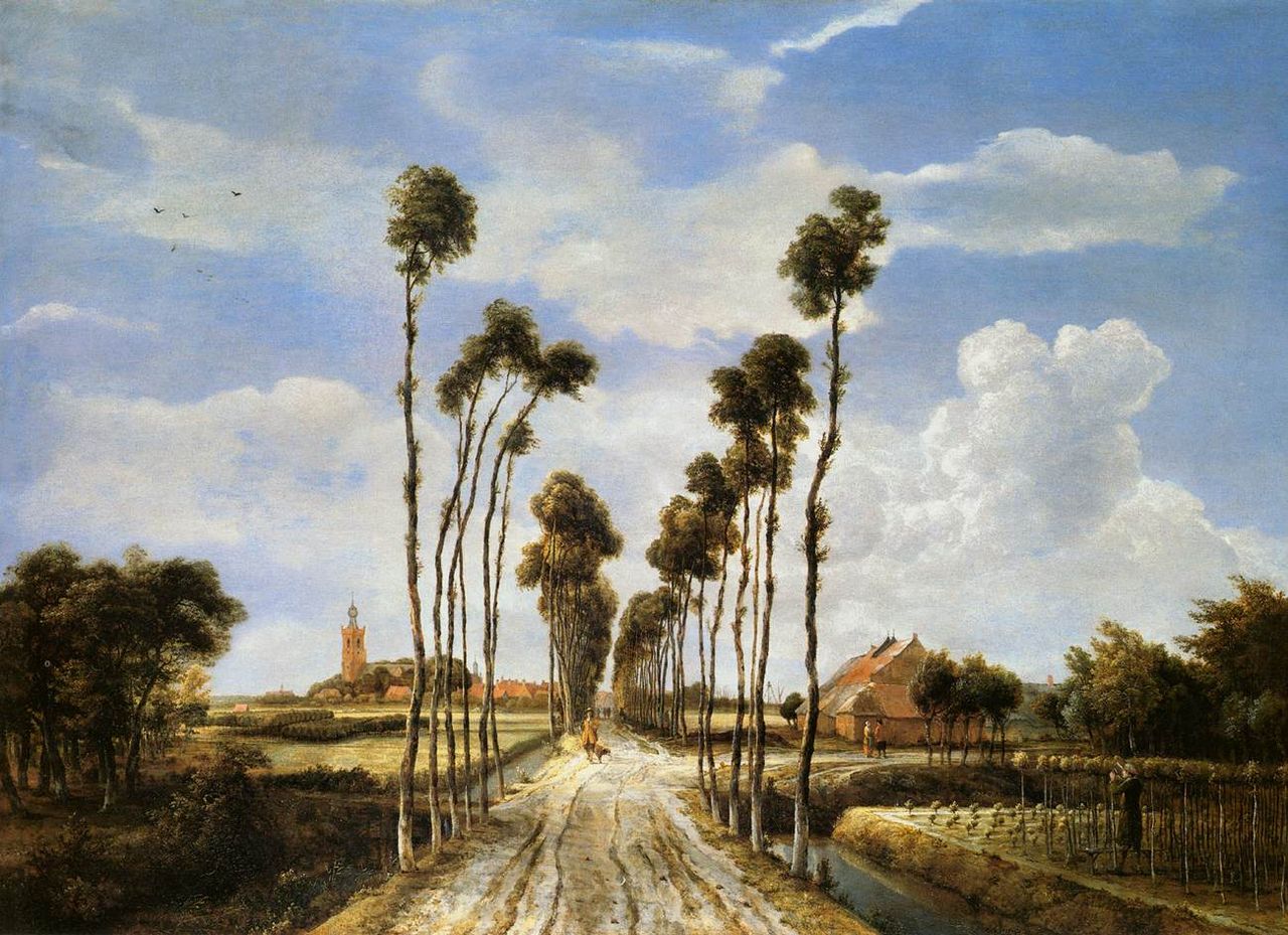 Meindert Hobbema, Het laantje van Middelharnis, c. 1689, Londres, National Gallery. 