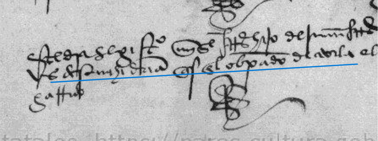 "v(e)c(in)o de Sanchidrian en el ob(is)pado de Avila....", Miguel Hernández, 1512, AGI, PARES.