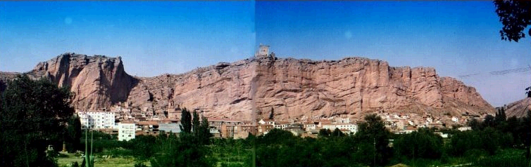 Vista de Quel desde la ermita.