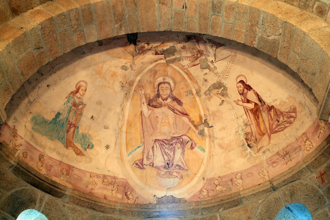 Pinturas da ábsida de San Miguel de Eiré