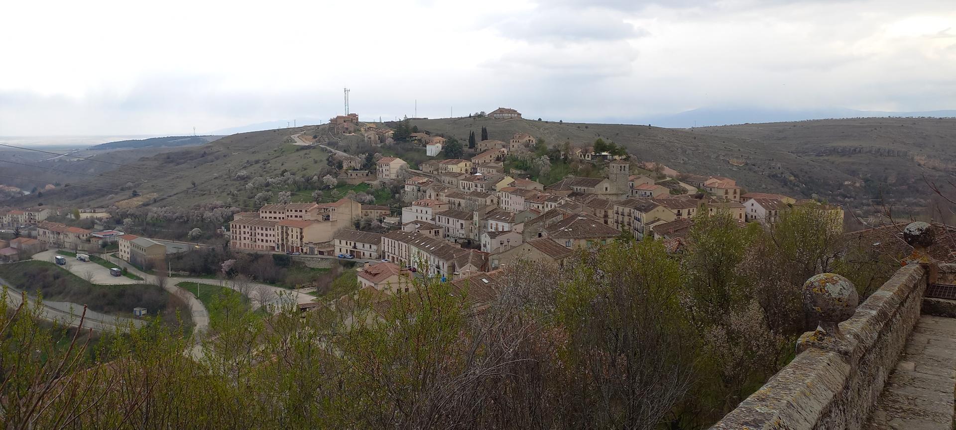 Vista general de la villa de Sepúlveda. Foto del autor. Marzo 2022