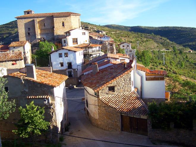 Vista del núcleo urbano de Trevijano. Tomado de la página web de La Rioja Turismo.