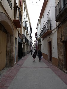 Calle Mayor de Saidí.