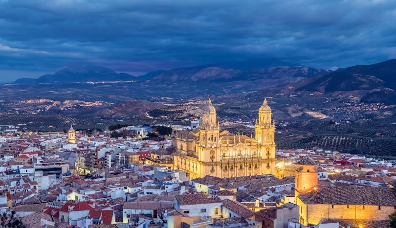 Vista de la ciudad de Jaén. Fuente: Wikicommons.