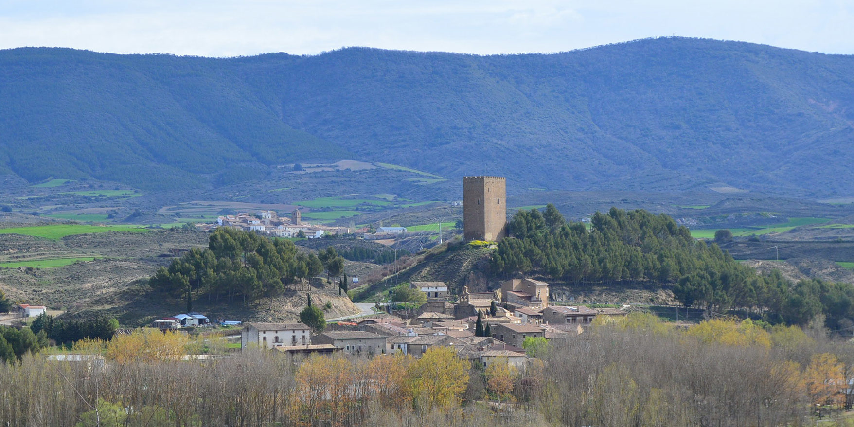 El torreón de Navardún en la Val de Onsella (Fuente: https://turismo.dpz.es/).