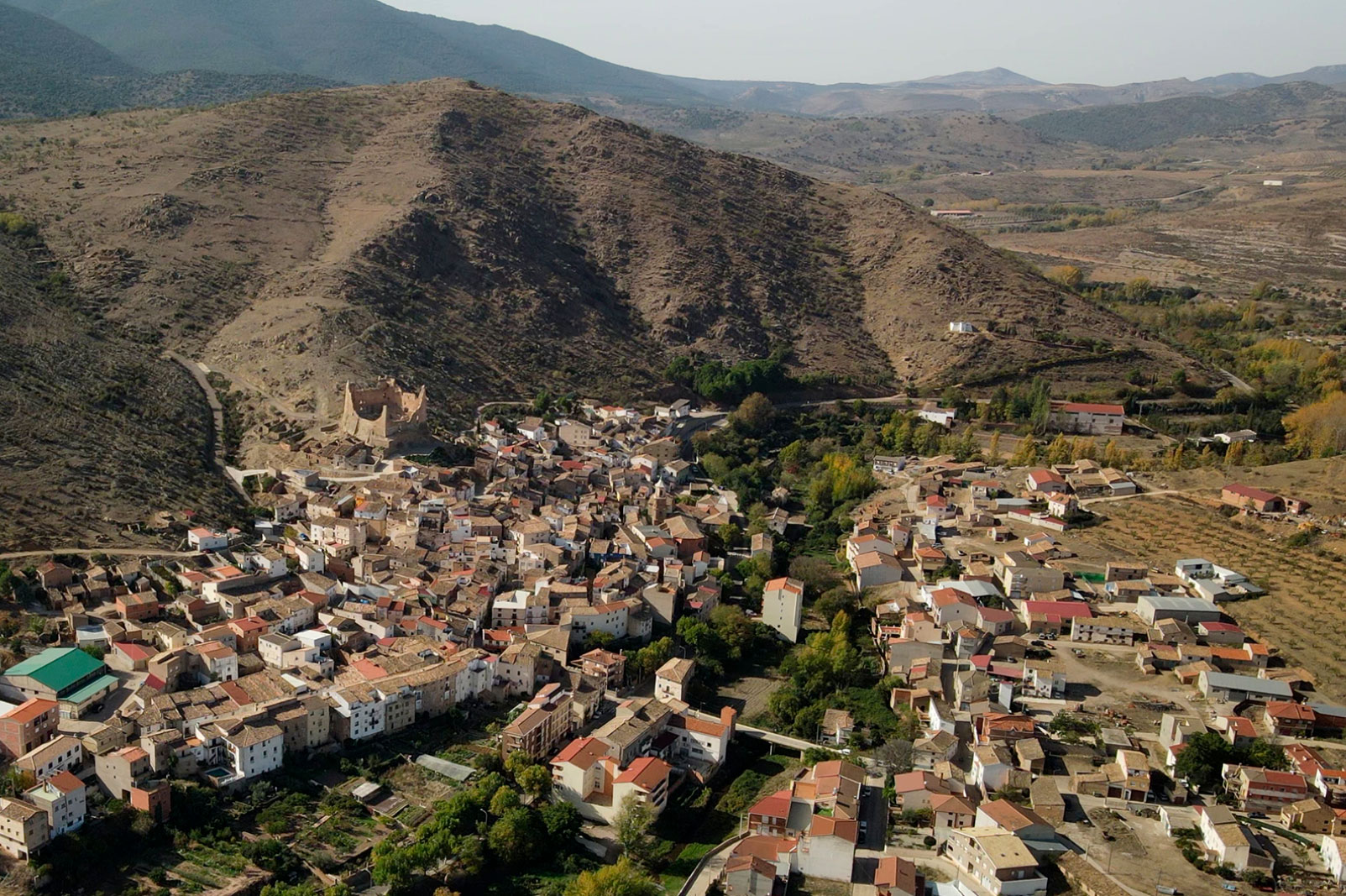 Visión panorámica de Jarque de Moncayo (Fuente: https://www.comarcadelaranda.com)